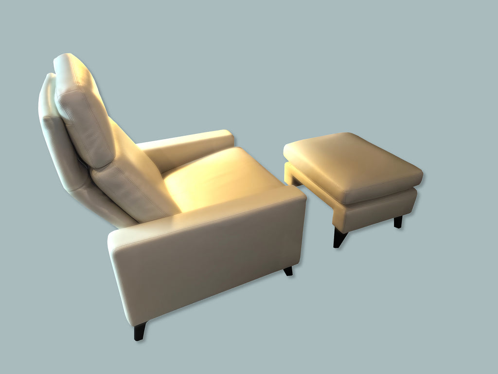 ER643 Bilbao extra hoch Sessel mit Hocker