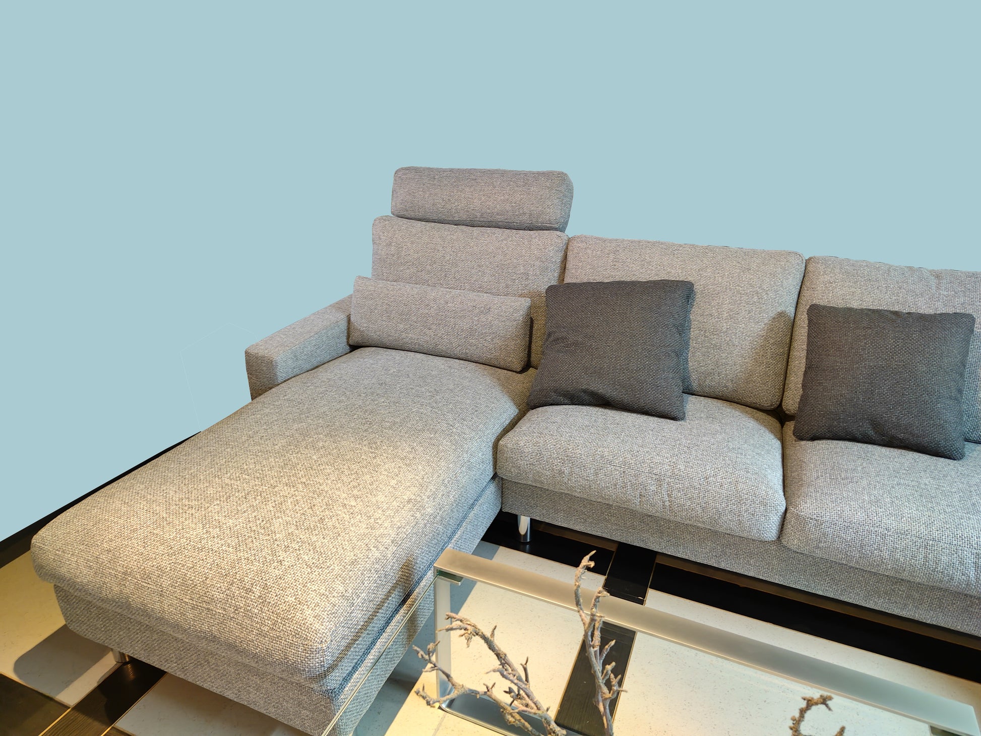 CL500 Sitzgruppe mit Kopfstütze und Kissen