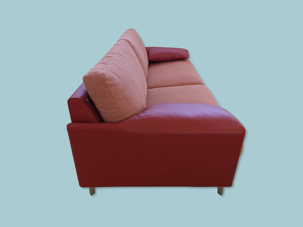 CL880 Sofa in Leder/Stoff Bezug