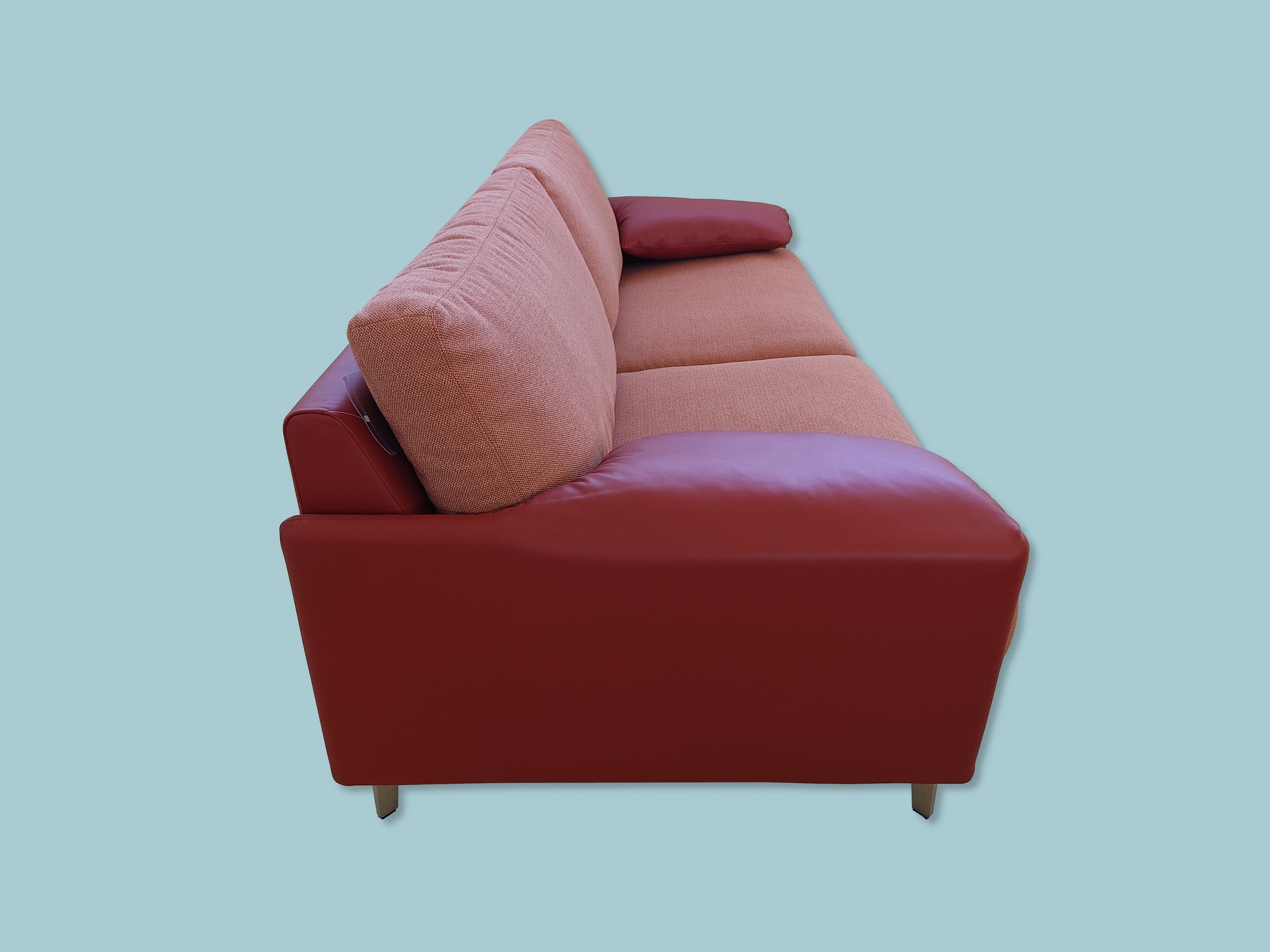 CL880 Sofa in Leder/Stoff Bezug