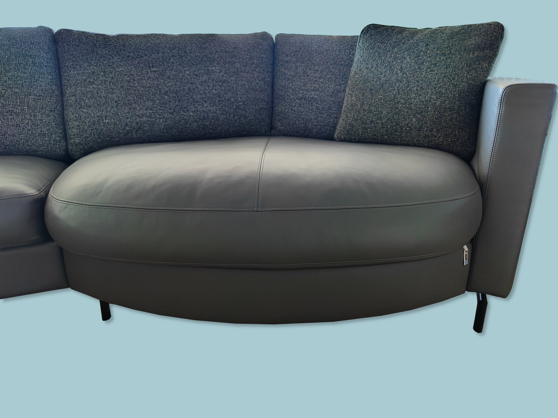 CL500 Leder/Stoff Loungeecke