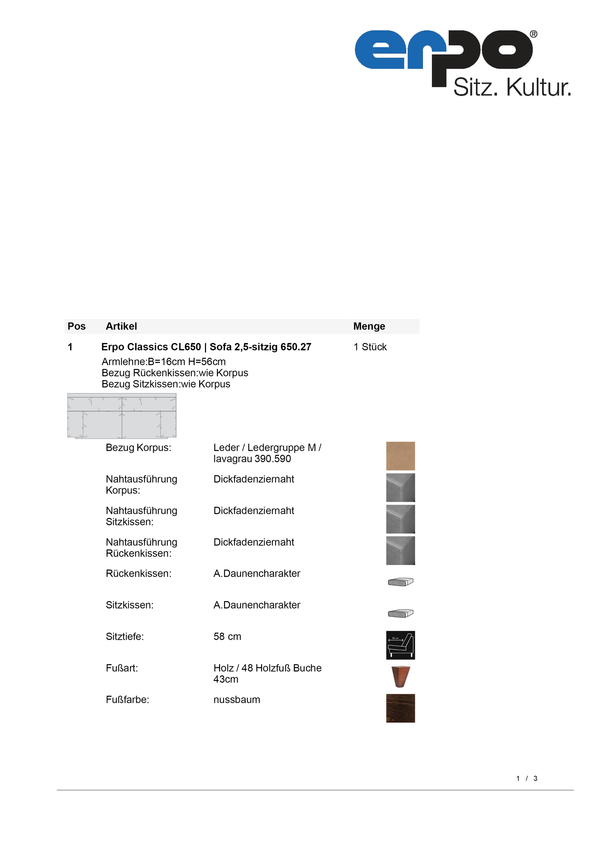CL650 zwei Sofas