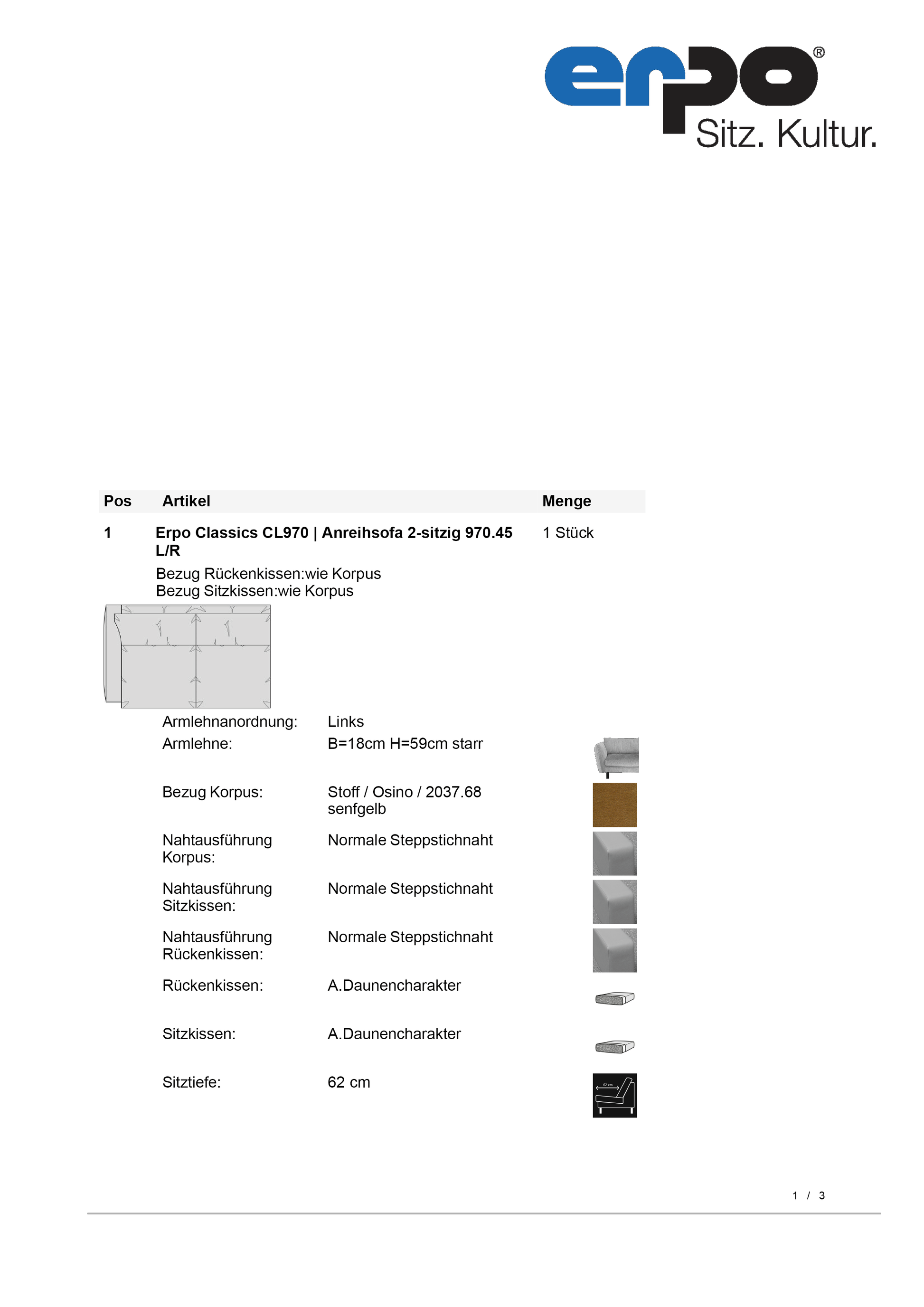 CL970 Sitzgruppe
