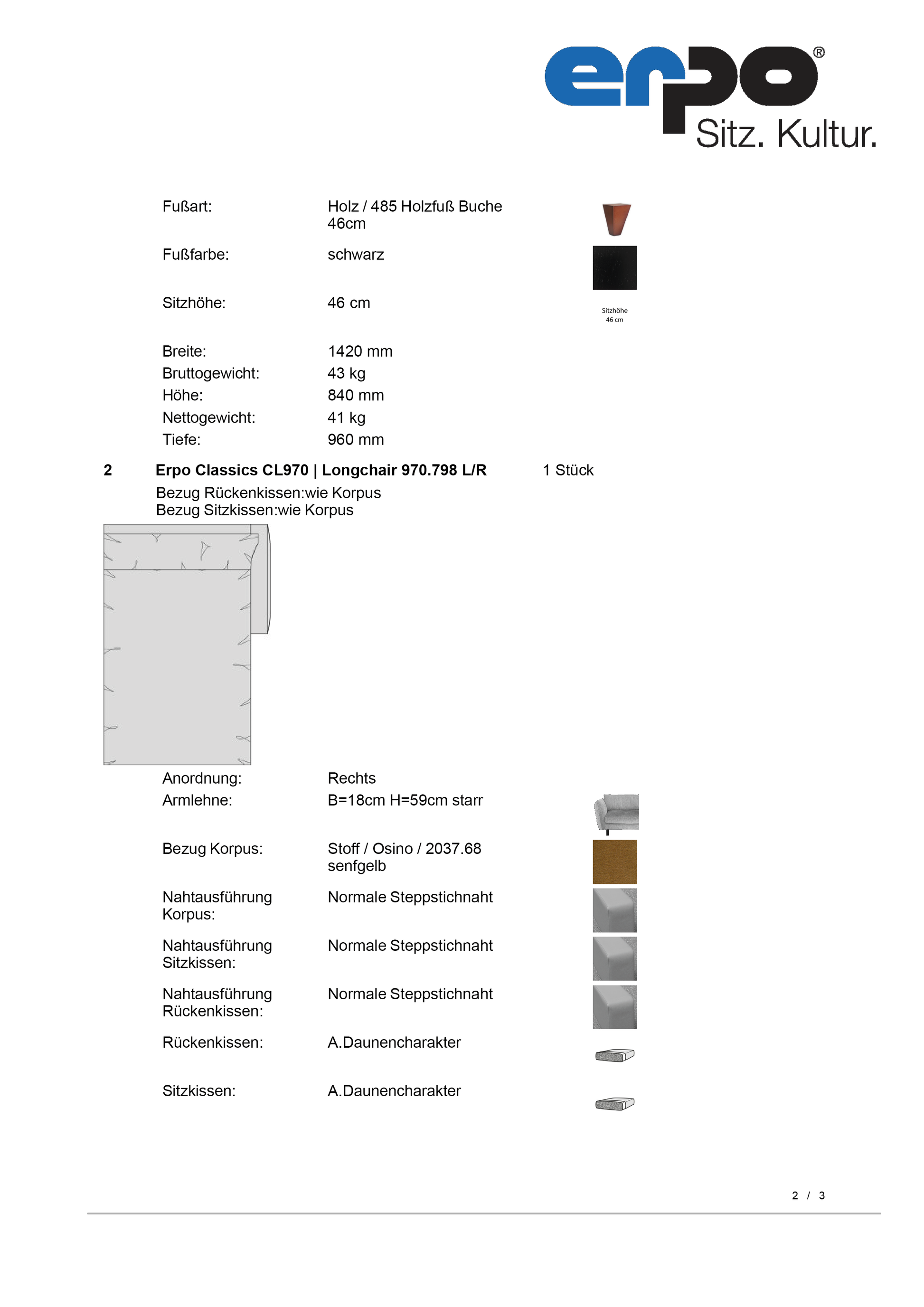 CL970 Sitzgruppe