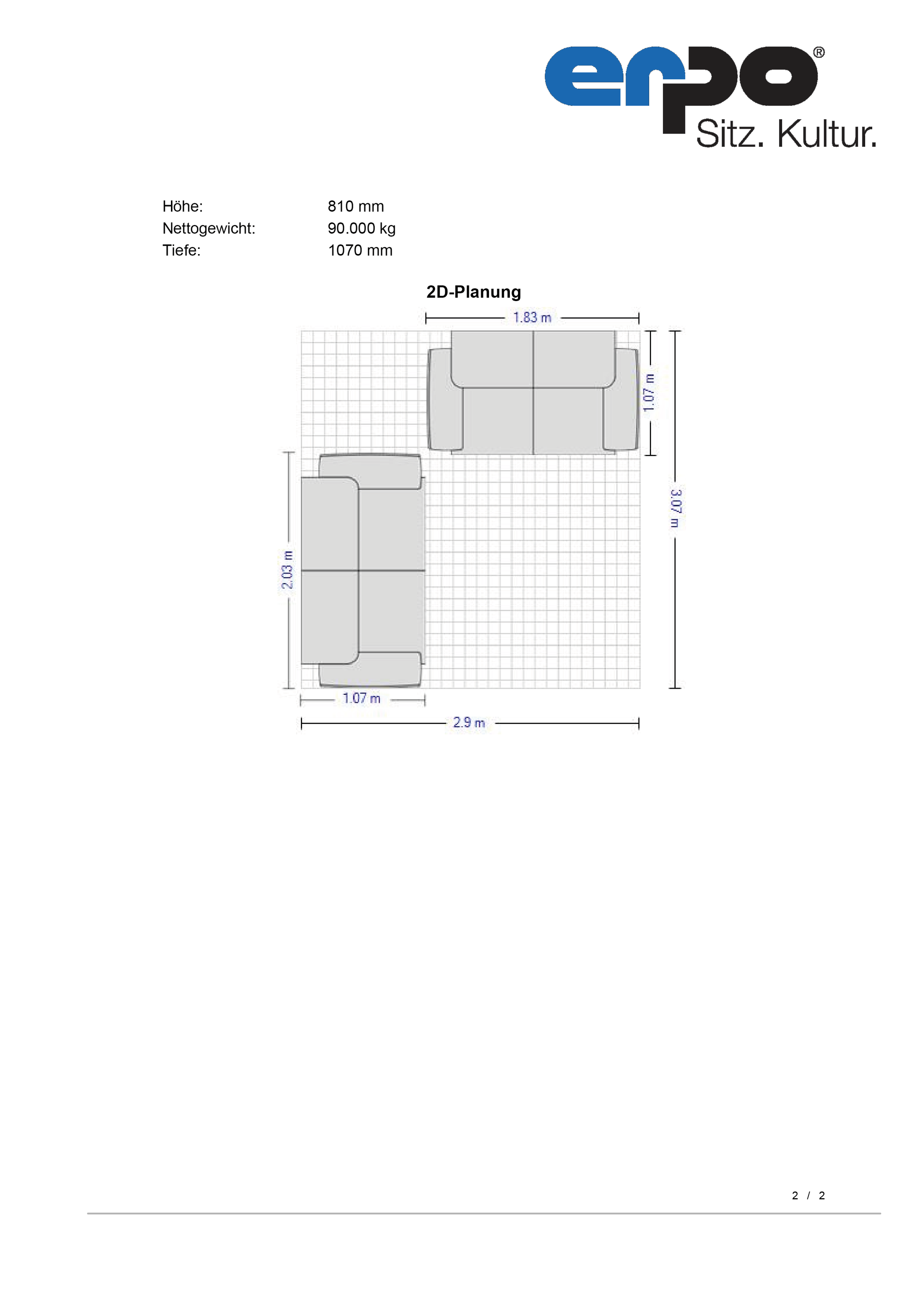 AV915 Sofagruppe mit Funktion