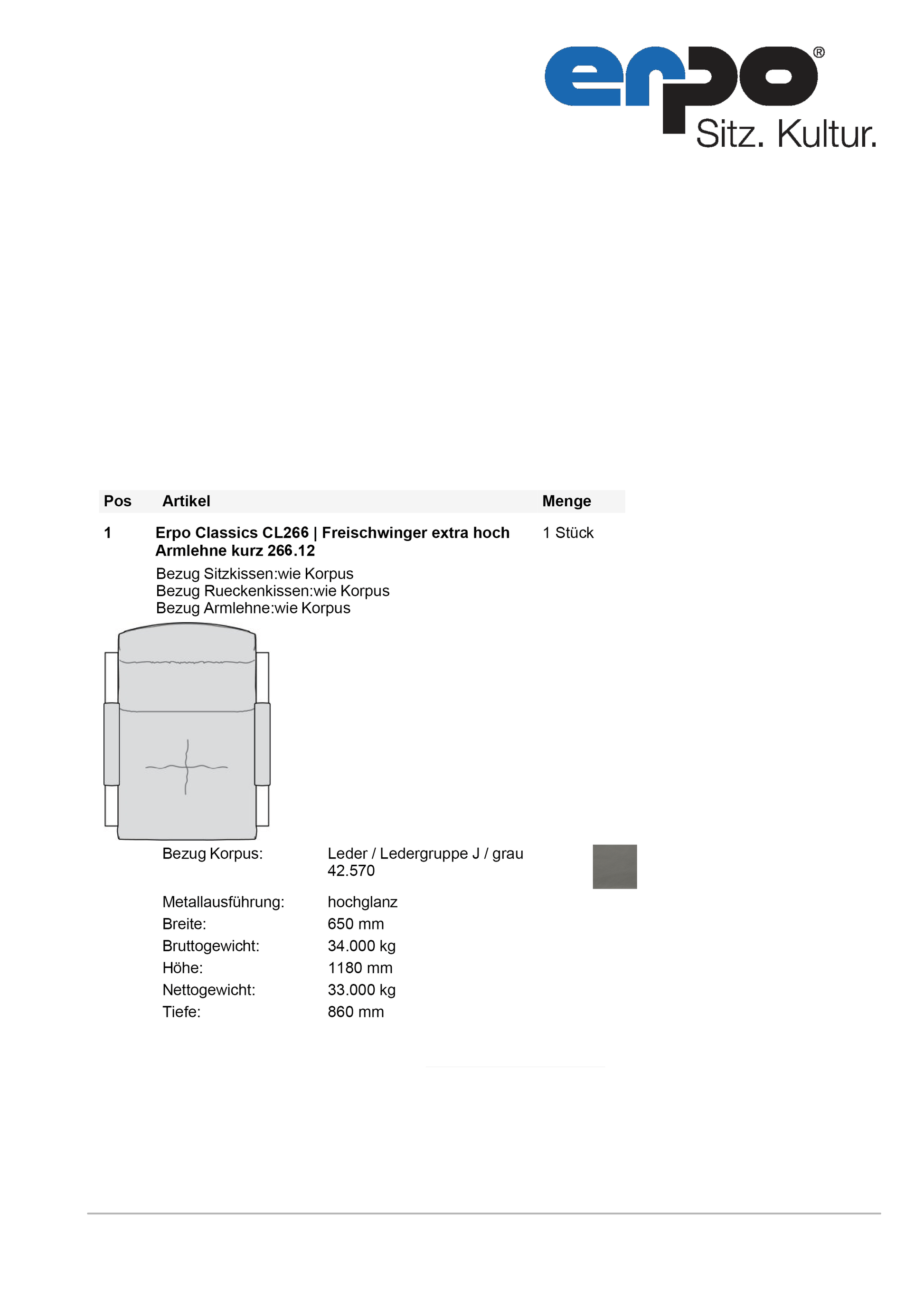 CL266 Freischwinger