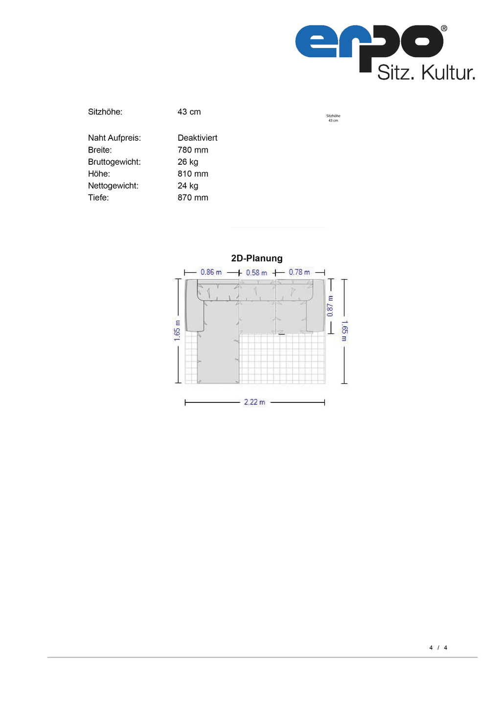 CL960 Sitzgruppe