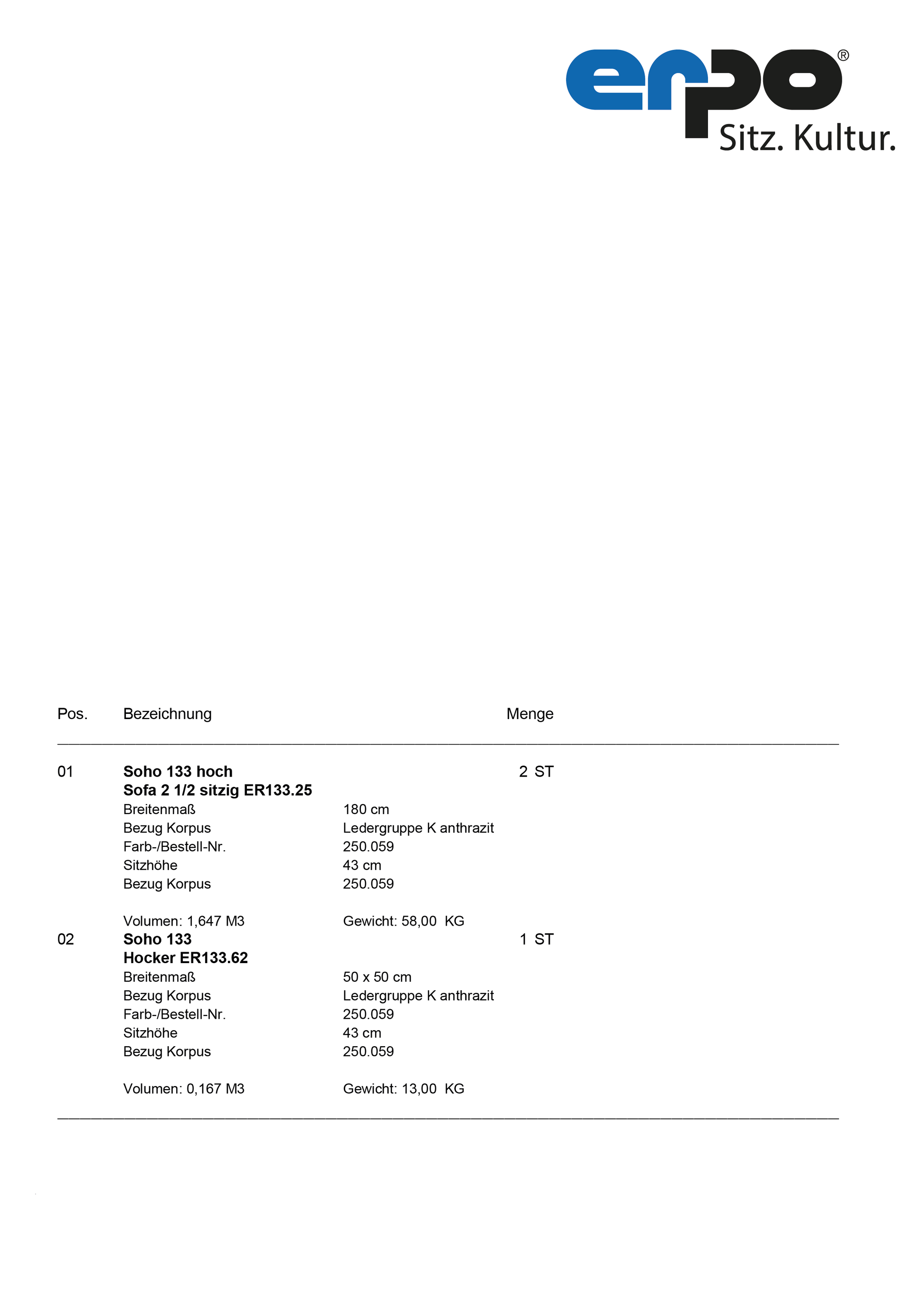 ER133 Soho Sitzgruppe